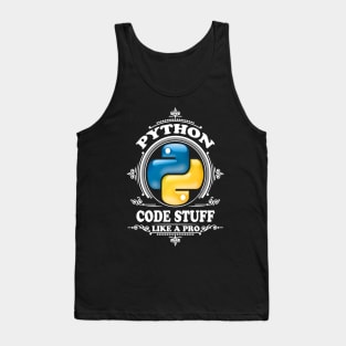 Python - code stuff like a pro Tank Top